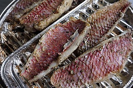 魚,烤架,燒烤