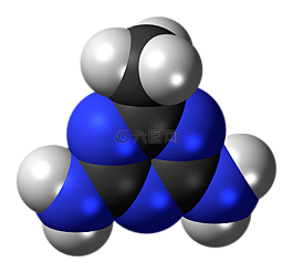 acetoguanamine,分子,结构