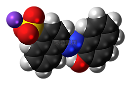 酸性紅鈉,染料,分子