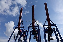 港口起重機(jī),端口,漢堡