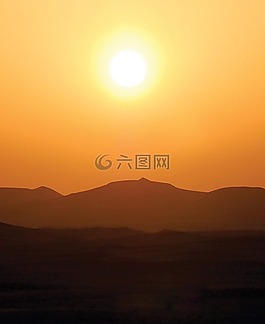 太陽,日落,自然