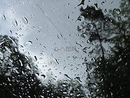 雨,水,玻璃