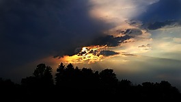 天空,云,陽光