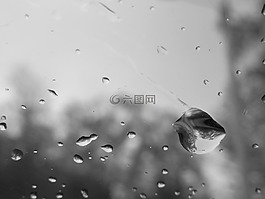 雨,水,玻璃