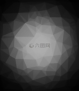 抽象,多边形,灰色