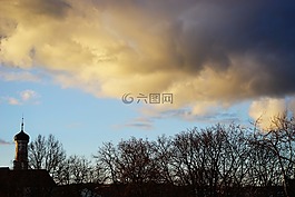 天空,云,云量