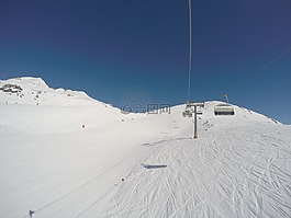 滑雪,雪,擦窗機