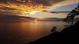 天空,晚上,自然