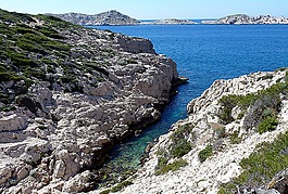法國,拱,海