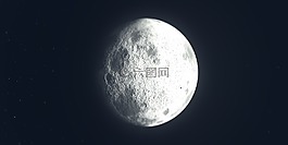 月亮,天文學(xué),空間