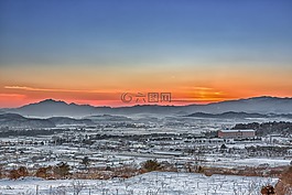 春川,霧,發(fā)光