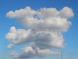 云,視圖,天空
