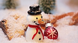 雪人,雪,冬天