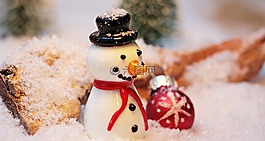 雪人,雪,冬天