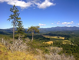 藍(lán)色的天空,天空,云