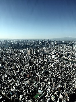 東京,天空,鳥瞰圖
