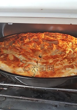 烤箱,餡餅,食品
