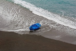 海,引導,漁船