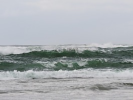 波,海洋,海灘
