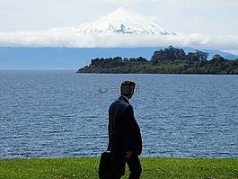 vulcane,湖,放松