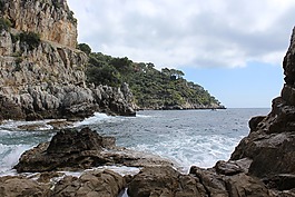 费拉角,海,岩