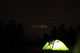 帳篷,旅游,星空