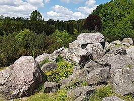山,石头,景观