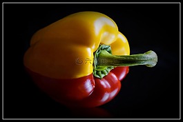 蔬菜,青椒,紅辣椒