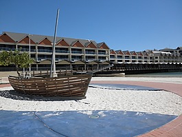 澳大利亞,海灘,度假村