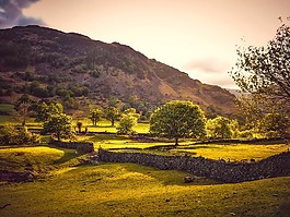 英格蘭,丘陵,景觀