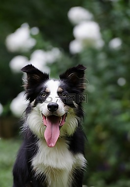 邊境牧羊犬,肖像,狗