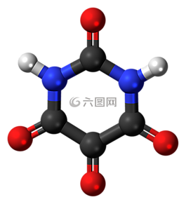 四氧嘧啶,分子,模型