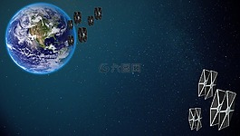 空間,地球,銀河