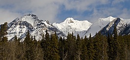 班芙国家公园,艾伯塔省,山