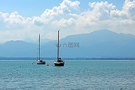 帆船,引導,錨點