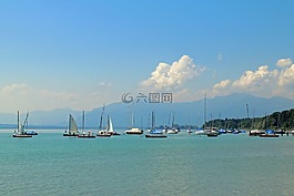 帆船,引導,錨點
