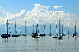 帆船,引導,錨點