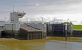 husum,海锁,堤防工程