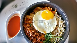 石鍋拌飯,朝鮮語,美食