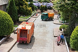 垃圾,卡車(chē),社區(qū)