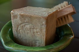 阿勒颇肥皂,厕所,笔刷