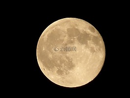 滿月,月亮,全
