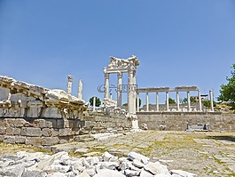 bergama,廢墟,火雞