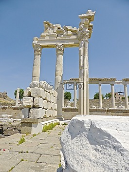 bergama,廢墟,火雞