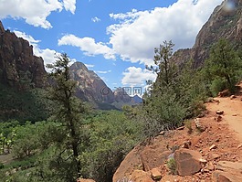 徒步旅行,猶他州,景觀