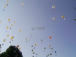 氣球,天空,競(jìng)爭(zhēng)