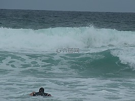 海洋,游泳,水