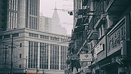 上海,街,在家
