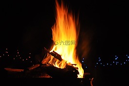火,火焰,熱
