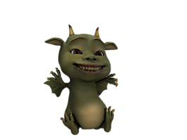數字,幻想圖,龍